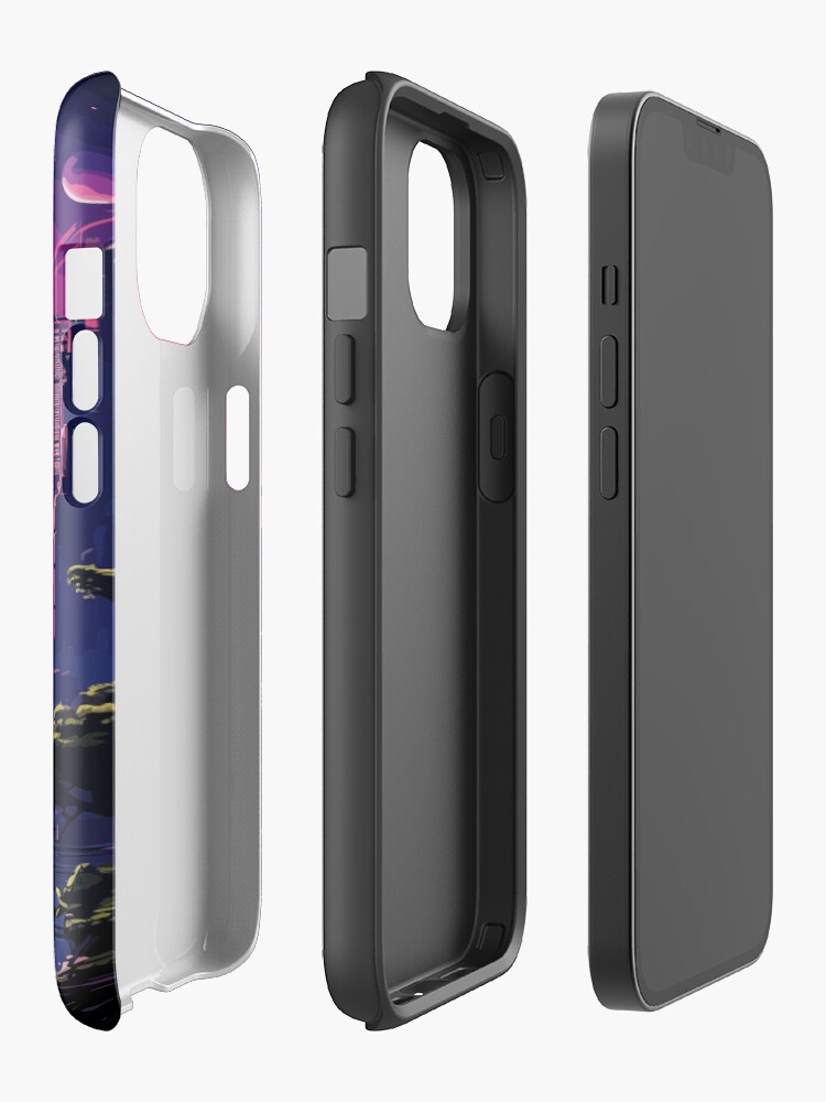 Anime City Moonrise Iphone Case - Image 2