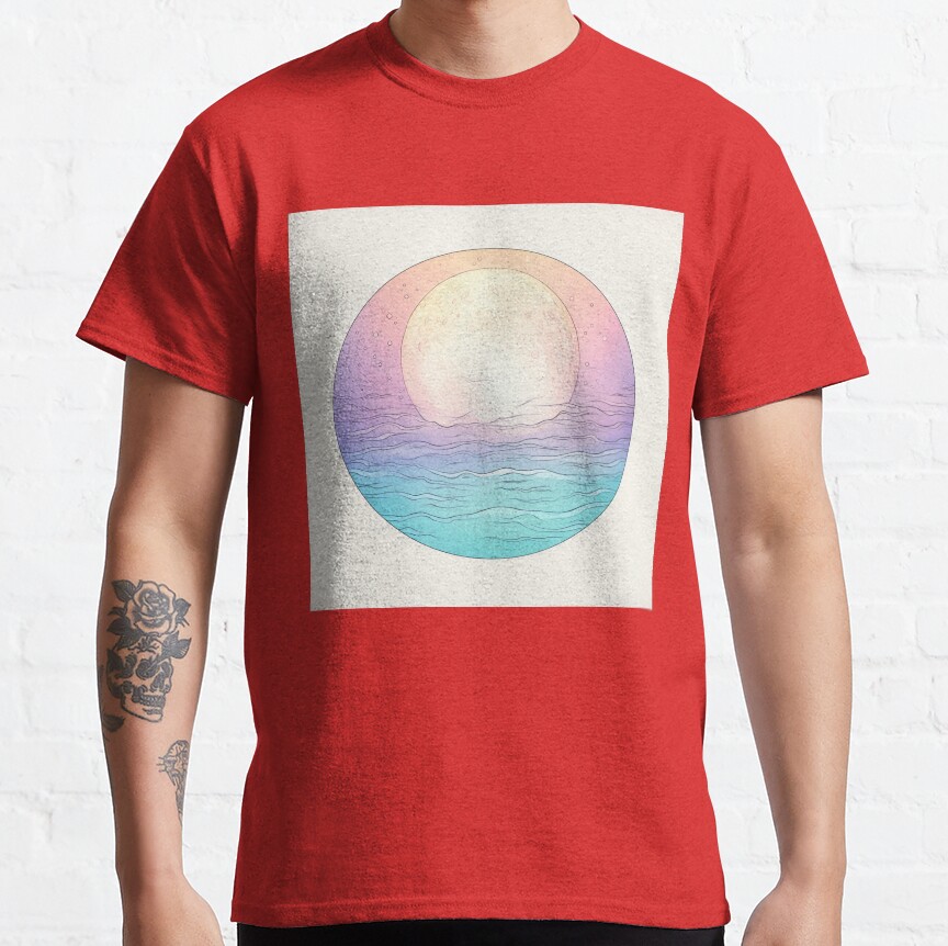 Moonrise Pastel Print T-Shirt - Image 5