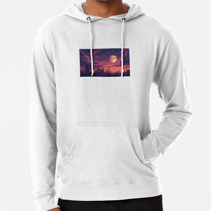 Moonrise Anime Twilight Skyline Hoodie - Image 5