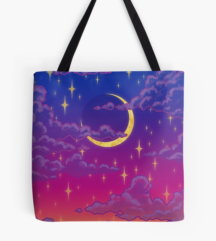 Dreamy Moonrise Tote Bag