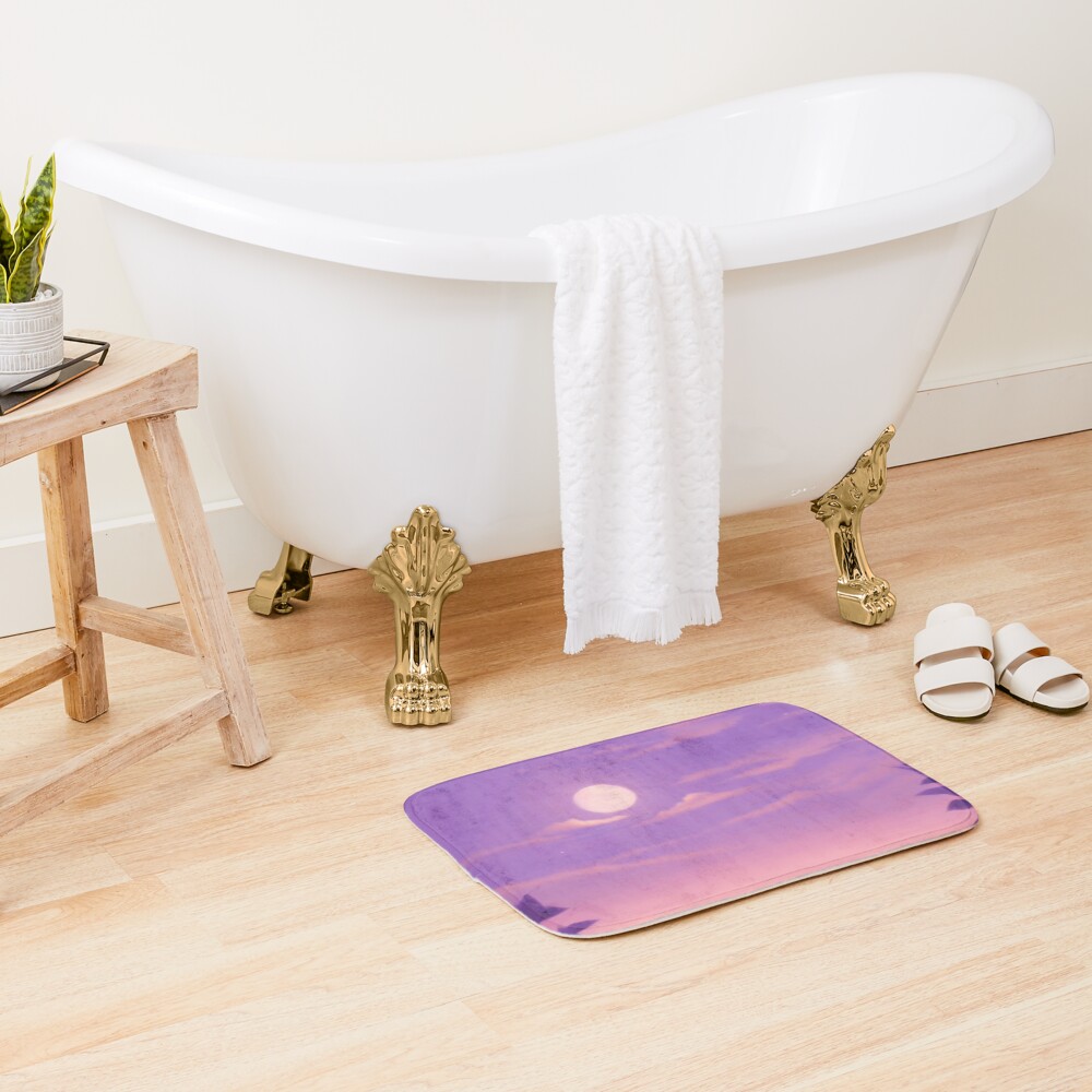 Pastel Moonrise Bath Mat - Image 2