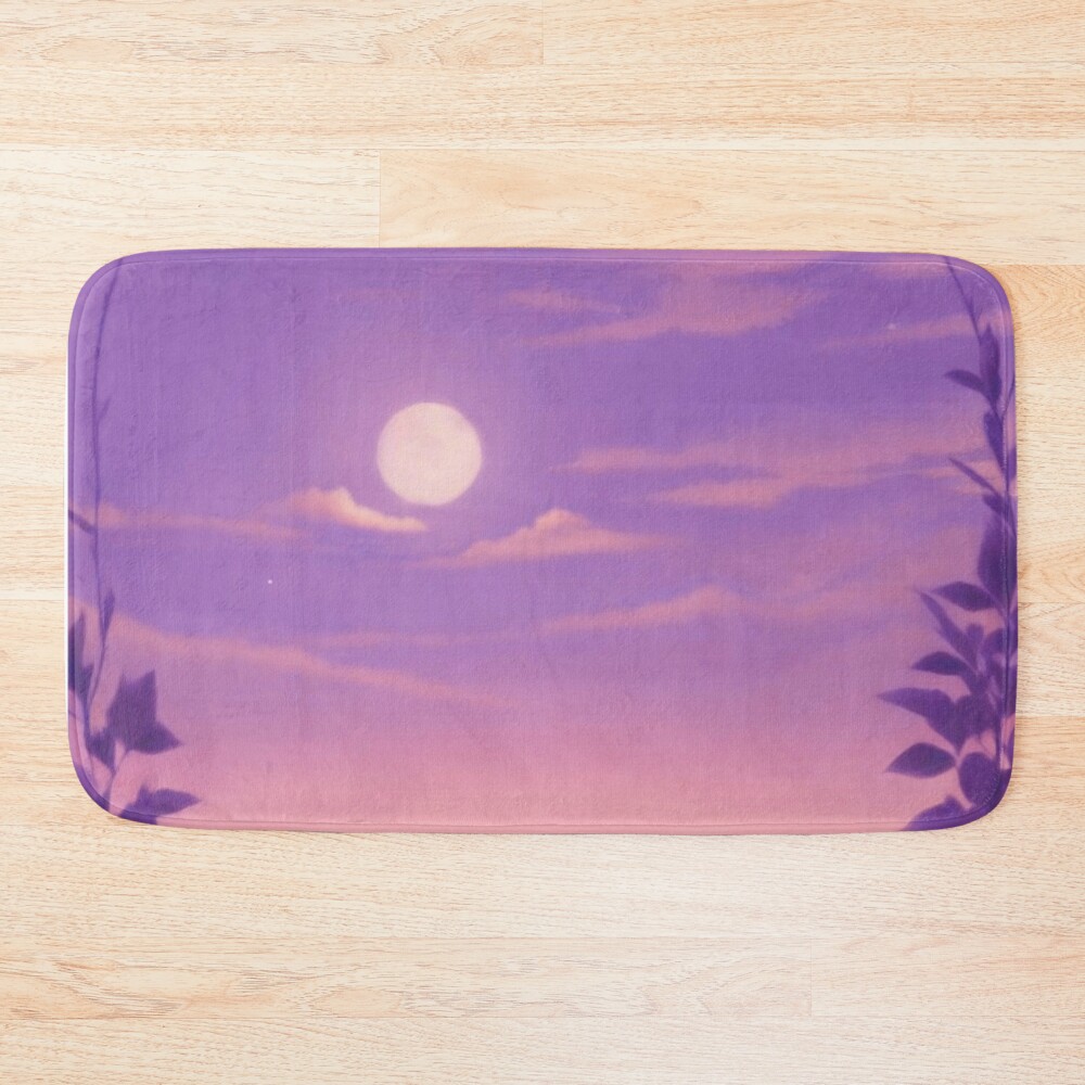 Pastel Moonrise Bath Mat