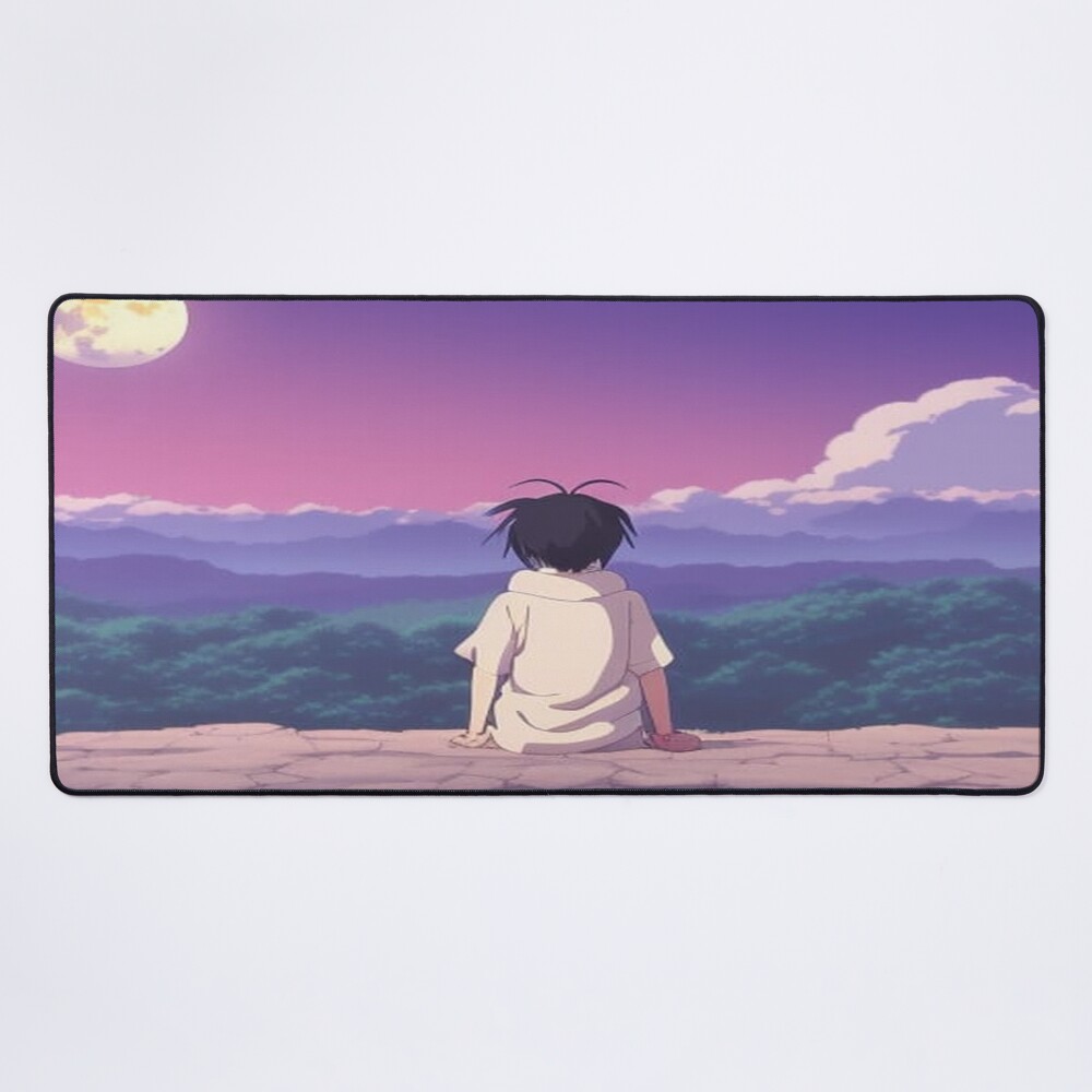 Sunset Moonrise Mouse Pad